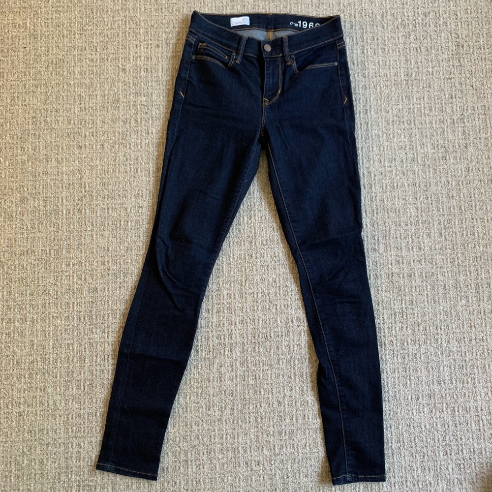 Gap Legging Jean Dark Wash 25r